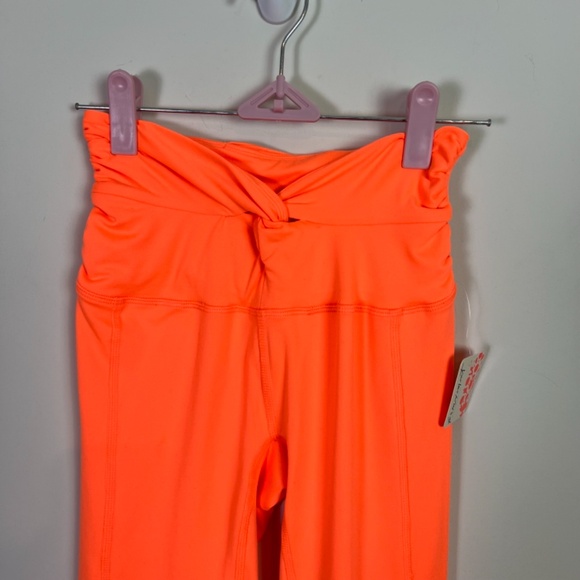 FP Movement By Free People Burning Up Orange High Rise Ankle Breathe Leggings - Picture 3 of 11